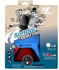 CORNILLEAU SOFTBAT PACK QUATTRO (4 Raket ve 4 tOP)